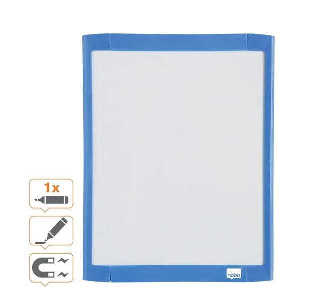 Whiteboard Nobo 21.6x28cm magnetisch assorti