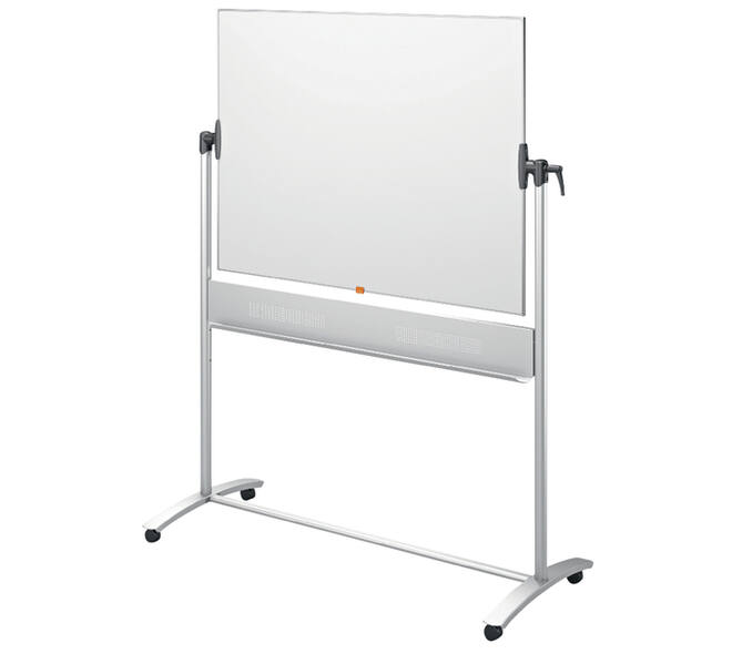 Whiteboard Nobo kantelbord mobiel 90x120cm staal