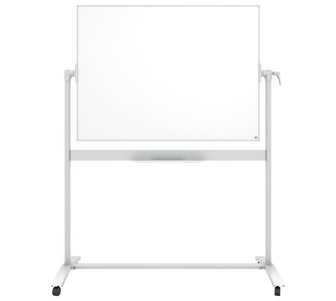 Whiteboard Nobo kantelbord mobiel 90x120cm staal