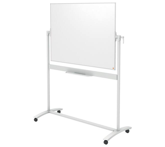 Whiteboard Nobo kantelbord mobiel 90x120cm staal
