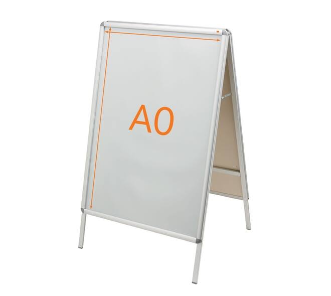 Stoepbord Nobo Essence A0 1189x841mm met kliklijst