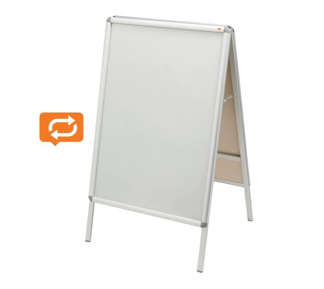 Stoepbord Nobo Essence 70x100cm met kliklijst