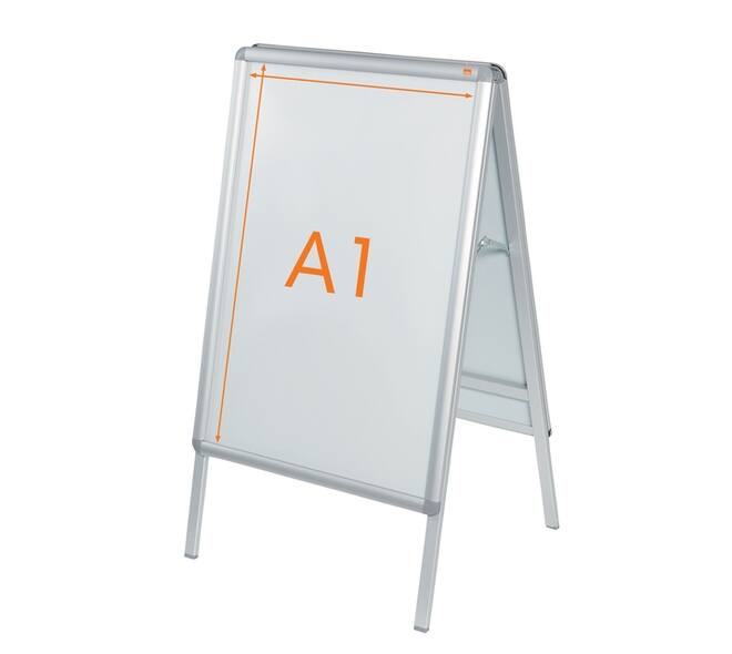 Stoepbord Nobo Essence A1 met kliklijst