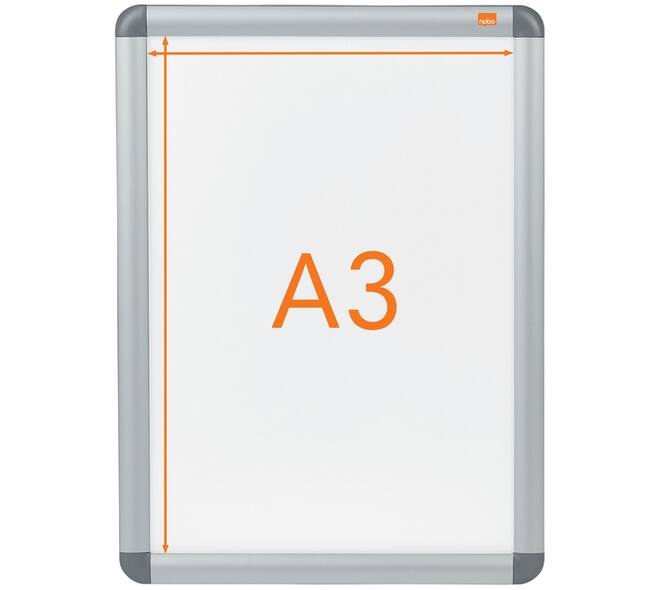 Kliklijst Nobo Essence A3 aluminium