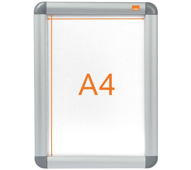 Kliklijst Nobo Essence A4 aluminium