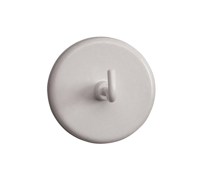 Magneet met haak MAUL 47mm trekkracht 12kg wit 5 stuks