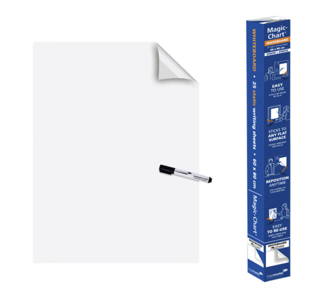Magic-Chart Legamaster Whiteboard 600x800mm wit 25 vel