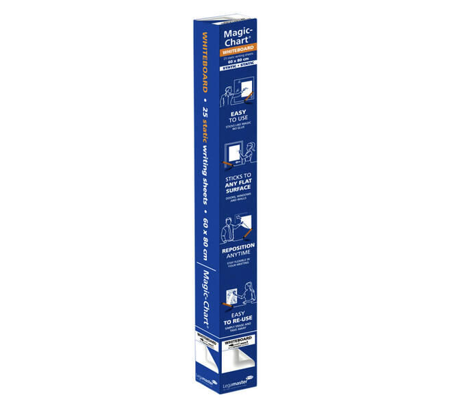 Magic-Chart Legamaster Whiteboard 600x800mm wit 25 vel