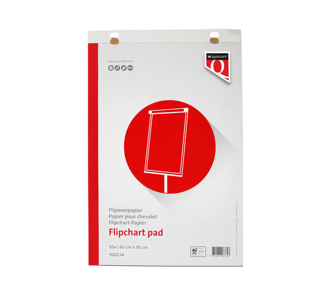Flipoverpapier Quantore 65x95cm 50vel ongevouwen