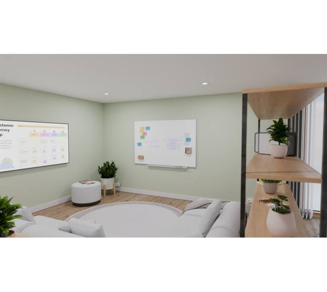 Whiteboard Legamaster Professional 90x120cm magnetisch emaille
