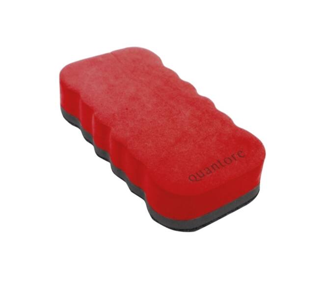 Whiteboardwisser Quantore magnetisch rood