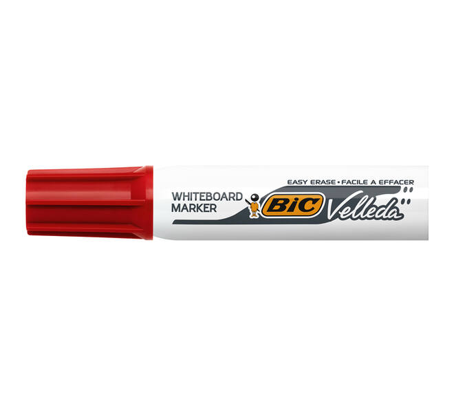 Whiteboardmarker Bic Velleda 1781 schuin large rood