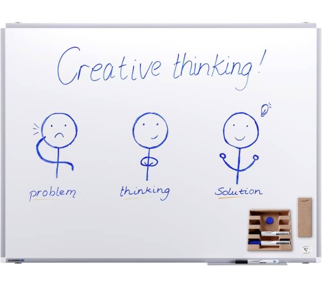Whiteboard Legamaster Premium+ 90x120cm magnetisch emaille