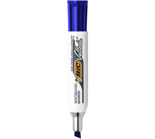 Viltstift Bic Velleda 1781 whiteboard schuin large assorti 4 stuks