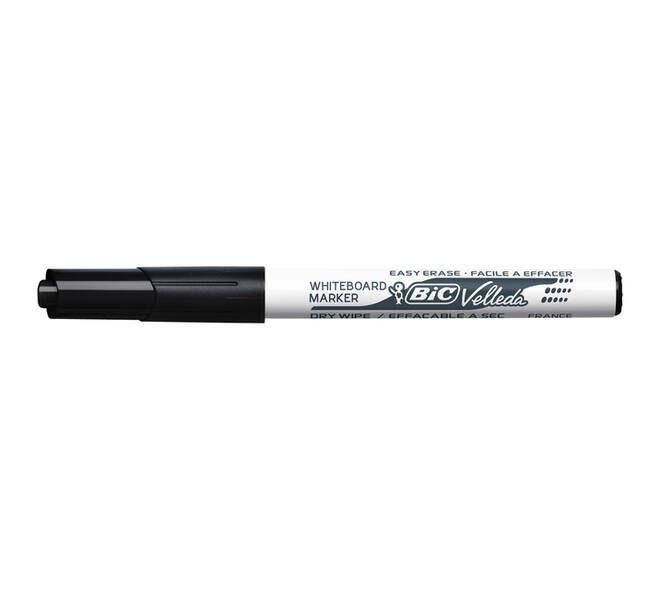 Whiteboardmarker Bic Velleda 1741 rond medium zwart