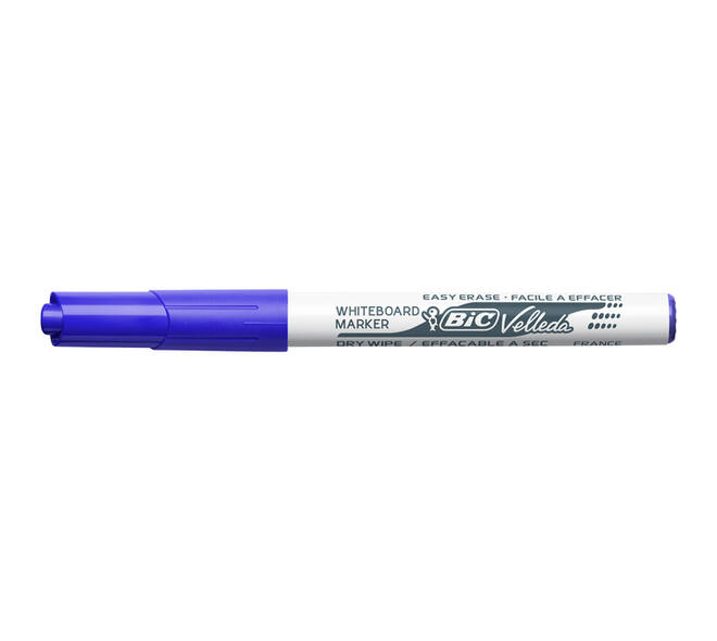 Whiteboardmarker Bic Velleda 1741 rond medium blauw