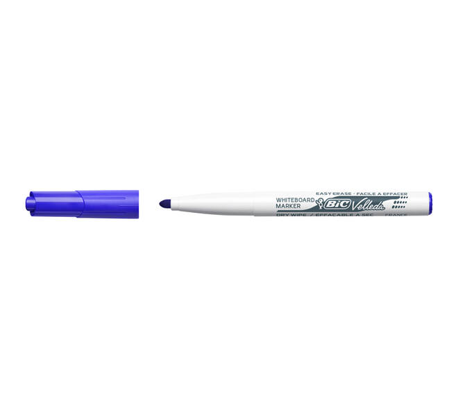 Whiteboardmarker Bic Velleda 1741 rond medium blauw