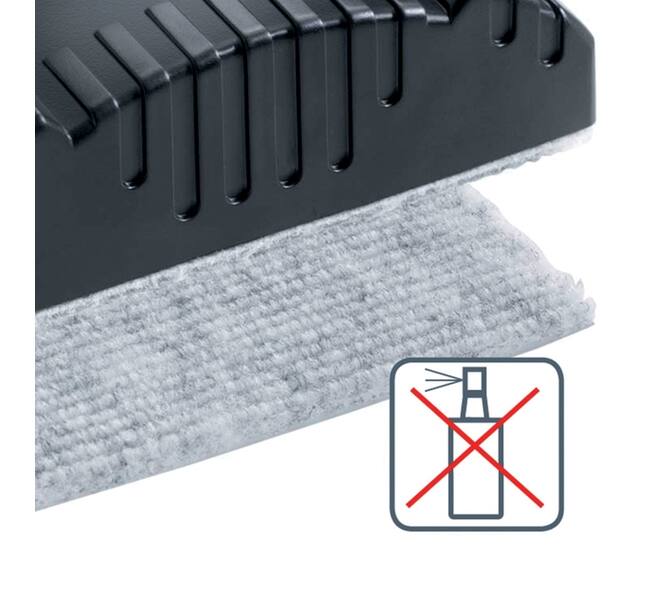 Whiteboardwisser Nobo magnetisch zwart
