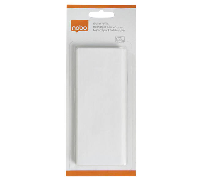 Navulling Nobo voor magnetische whiteboardwisser blauw
