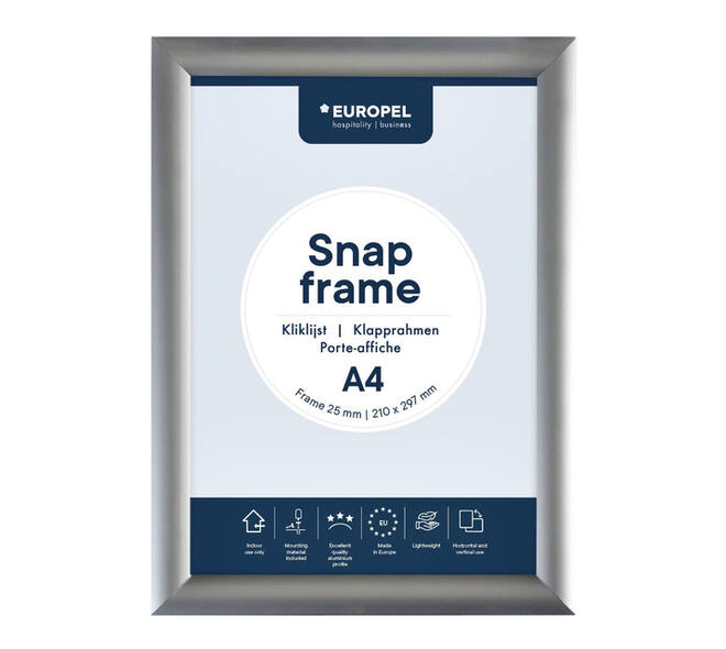 Kliklijst Europel A4 25mm