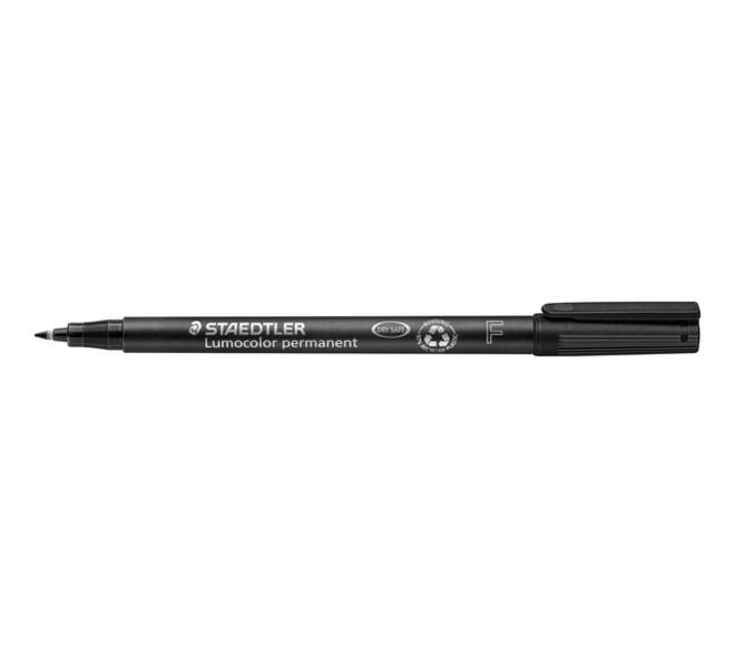 Viltstift Staedtler Lumocolor 318 permanent F zwart