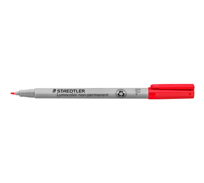 Viltstift Staedtler Lumocolor 316 non permanent F rood