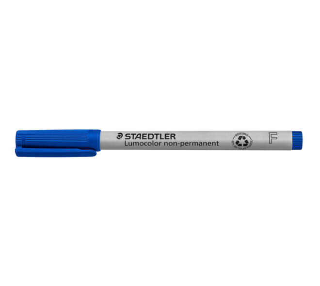 Viltstift Staedtler Lumocolor 316 non permanent F blauw