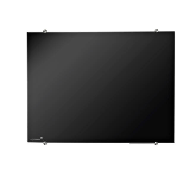 Glasbord Legamaster 90x120cm zwart