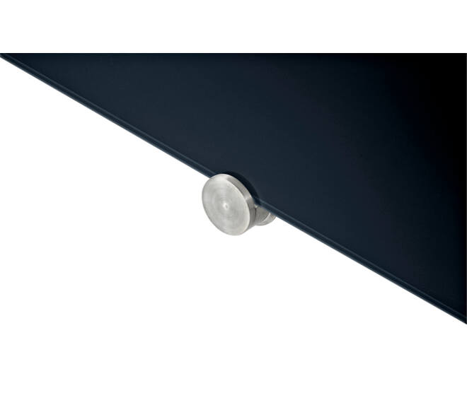 Glasbord Legamaster 90x120cm zwart