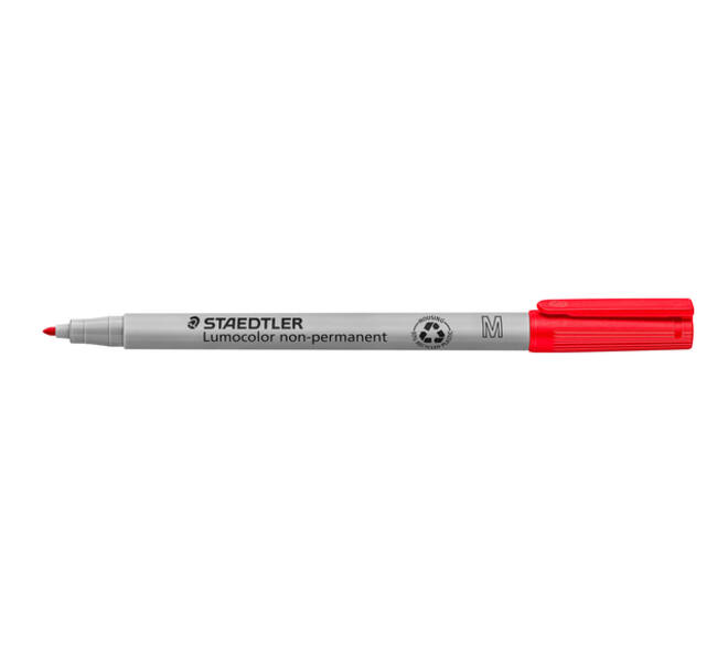 Viltstift Staedtler Lumocolor 315 non permanent M rood