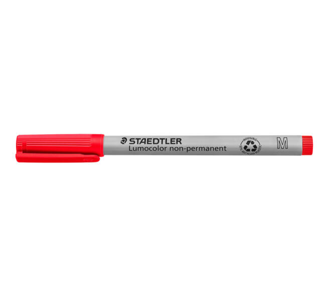 Viltstift Staedtler Lumocolor 315 non permanent M rood