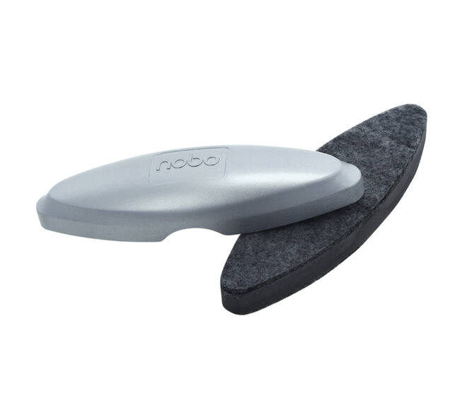 Glasbordwisser Nobo zilver