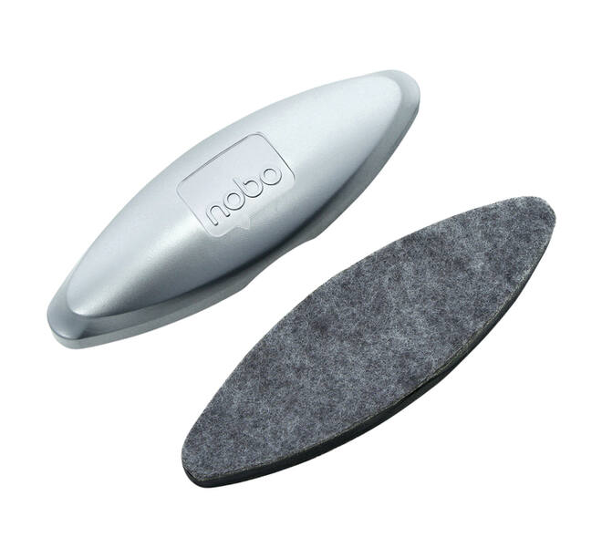 Glasbordwisser Nobo zilver