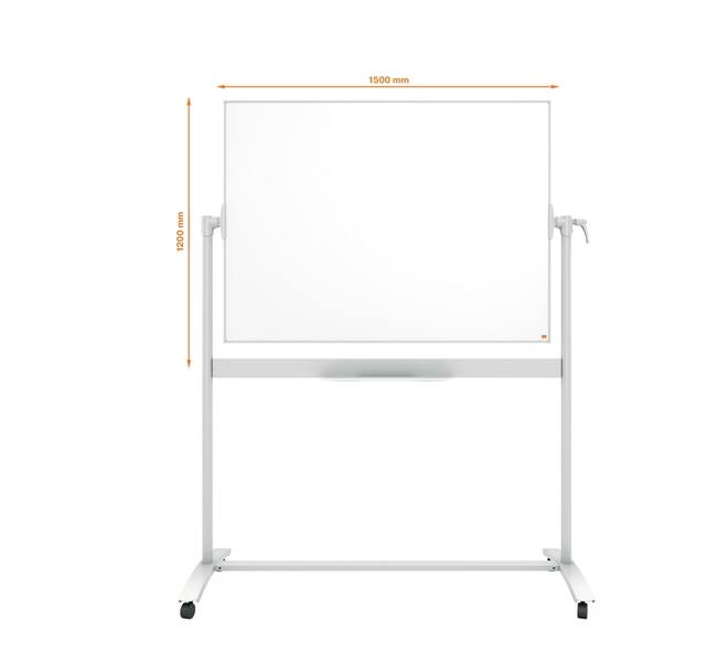 Whiteboard Nobo kantelbord classic 120x150cm staal