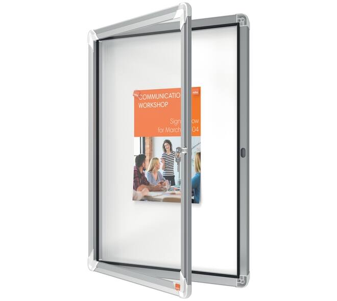 Binnenvitrine Nobo Premium Plus 4xA4 draaideur magnetisch