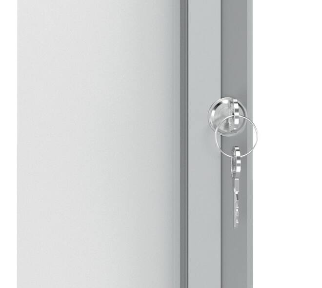 Binnenvitrine Nobo Premium Plus 8xA4 draaideur magnetisch