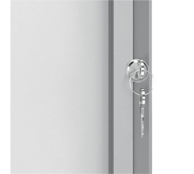Buitenvitrine Nobo Premium Plus 9xA4 draaideur magnetisch