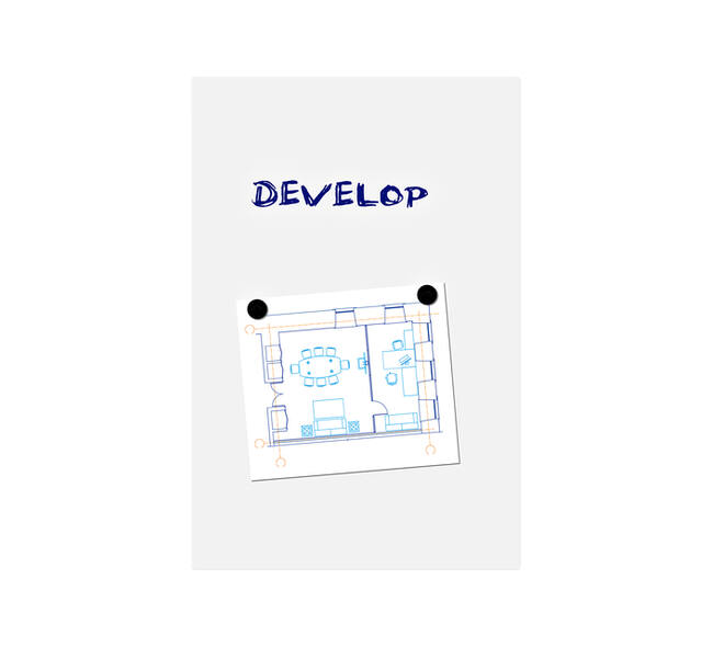 Whiteboard Legamaster Board-Up 75x50cm