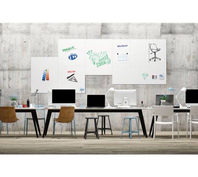 Whiteboard Legamaster Board-Up 75x50cm