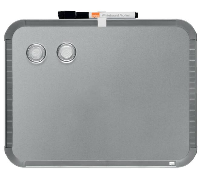 Whiteboard Nobo Slim Line 22x28cm zilver