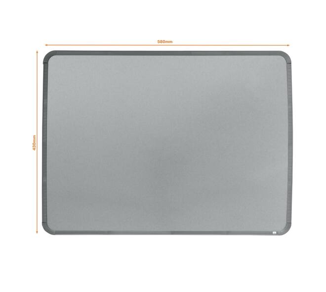 Whiteboard Nobo Slim Line 43x58cm zilver