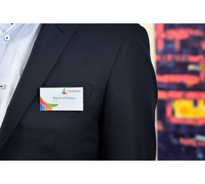 Badge Europel met speld 75x40mm