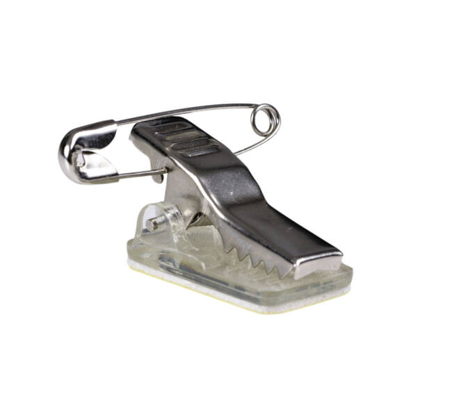 Clip met speld Europel zelfklevend voor badges