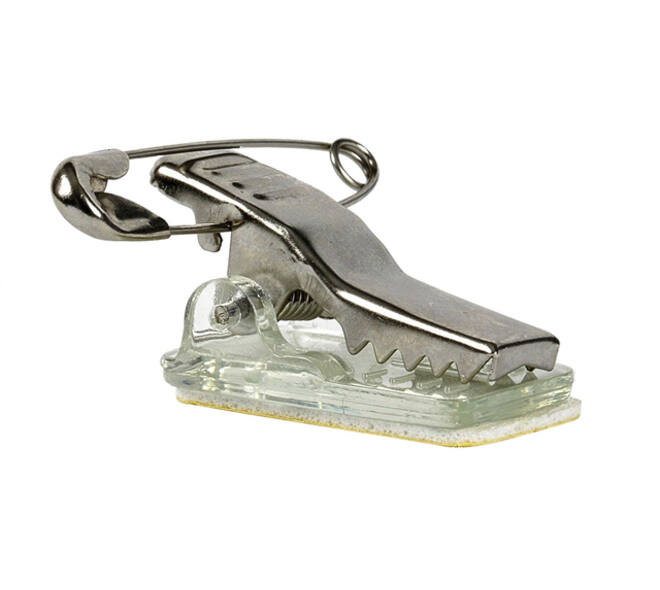 Clip met speld Europel zelfklevend voor badges