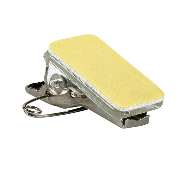 Clip met speld Europel zelfklevend voor badges