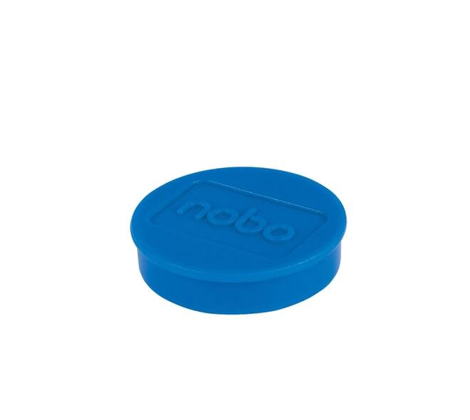 Magneet Nobo 30mm blauw 4 stuks