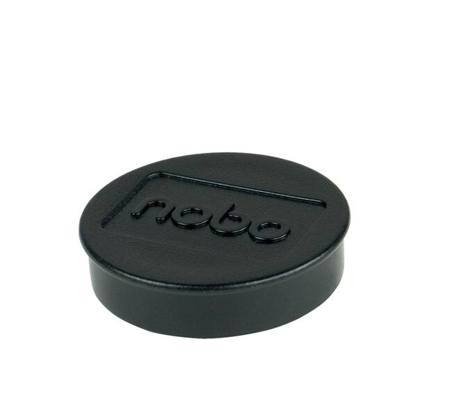 Magneet Nobo 38mm zwart 4 stuks