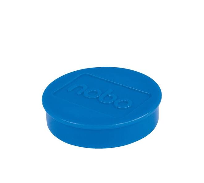 Magneet Nobo 38mm blauw 4 stuks
