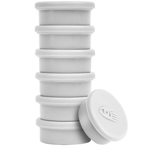 Magneet Legamaster 20mm 250gr wit 8 stuks