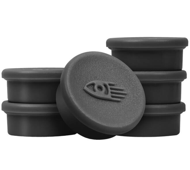 Magneet Legamaster 20mm 250gr zwart 8 stuks